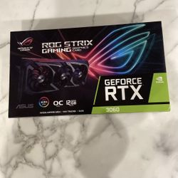 ASUS ROG Strix NVIDIA GeForce RTX 3060 OC Edition Gaming Graphics Card