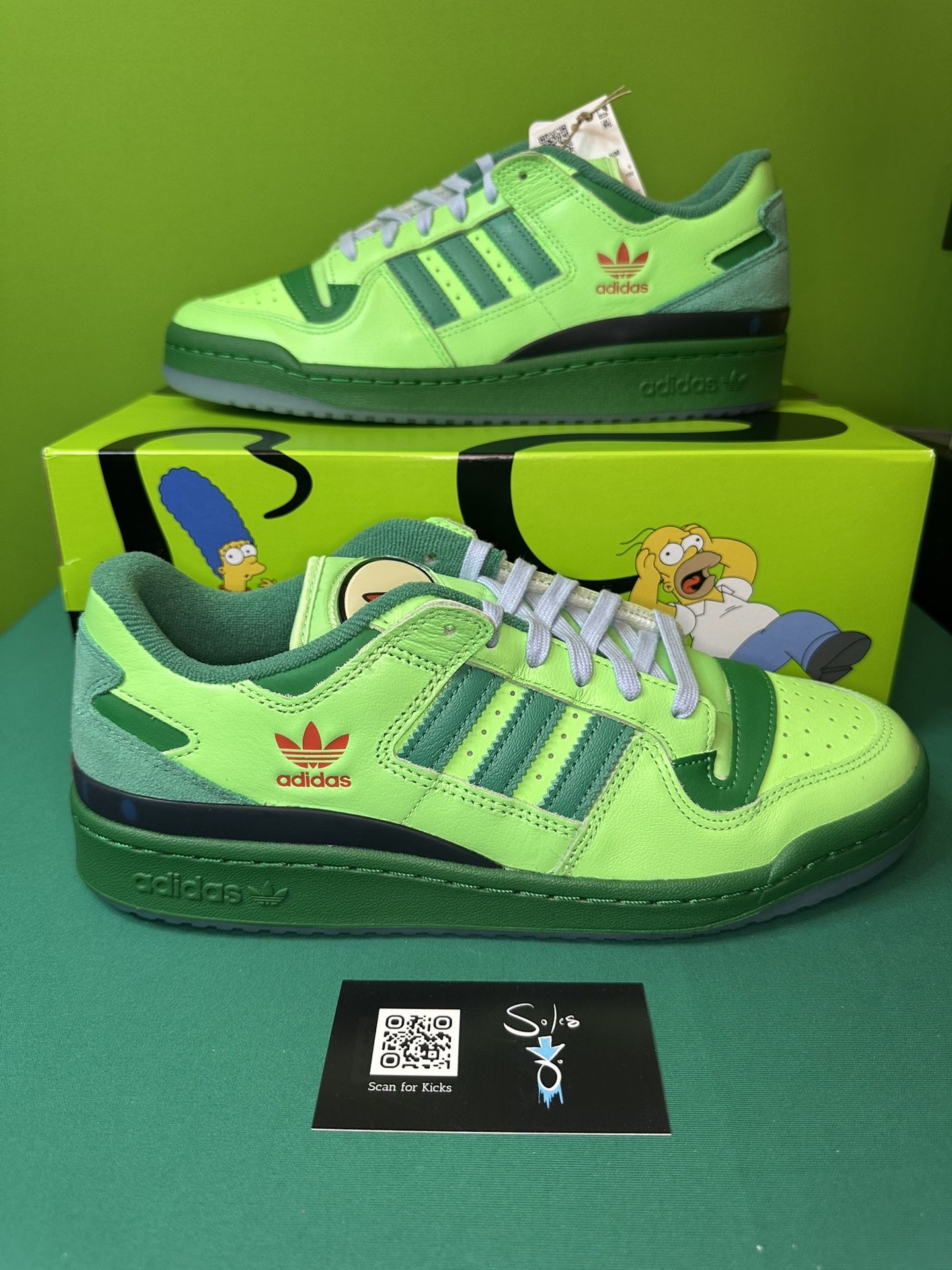 Adidas Forum Low “The Simpson Treehouse of Horror” NEW Size 9.5 OG ALL JQ5290