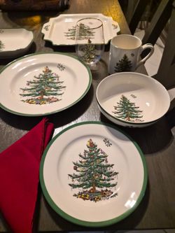 Spode Christmas Dishes and serving pieces