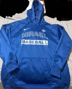 Israel WBC Fanatics Blue Hoodie Size Large -Brand New