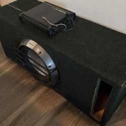 Bass speaker with box