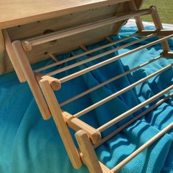 Vintage Accordion Clothing, Laundry Dryer Rack 