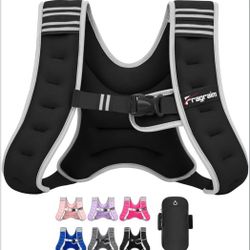 Fragraim 8lb Weighted Vest and Pair of 5lb Weighted Ankle Weights 
