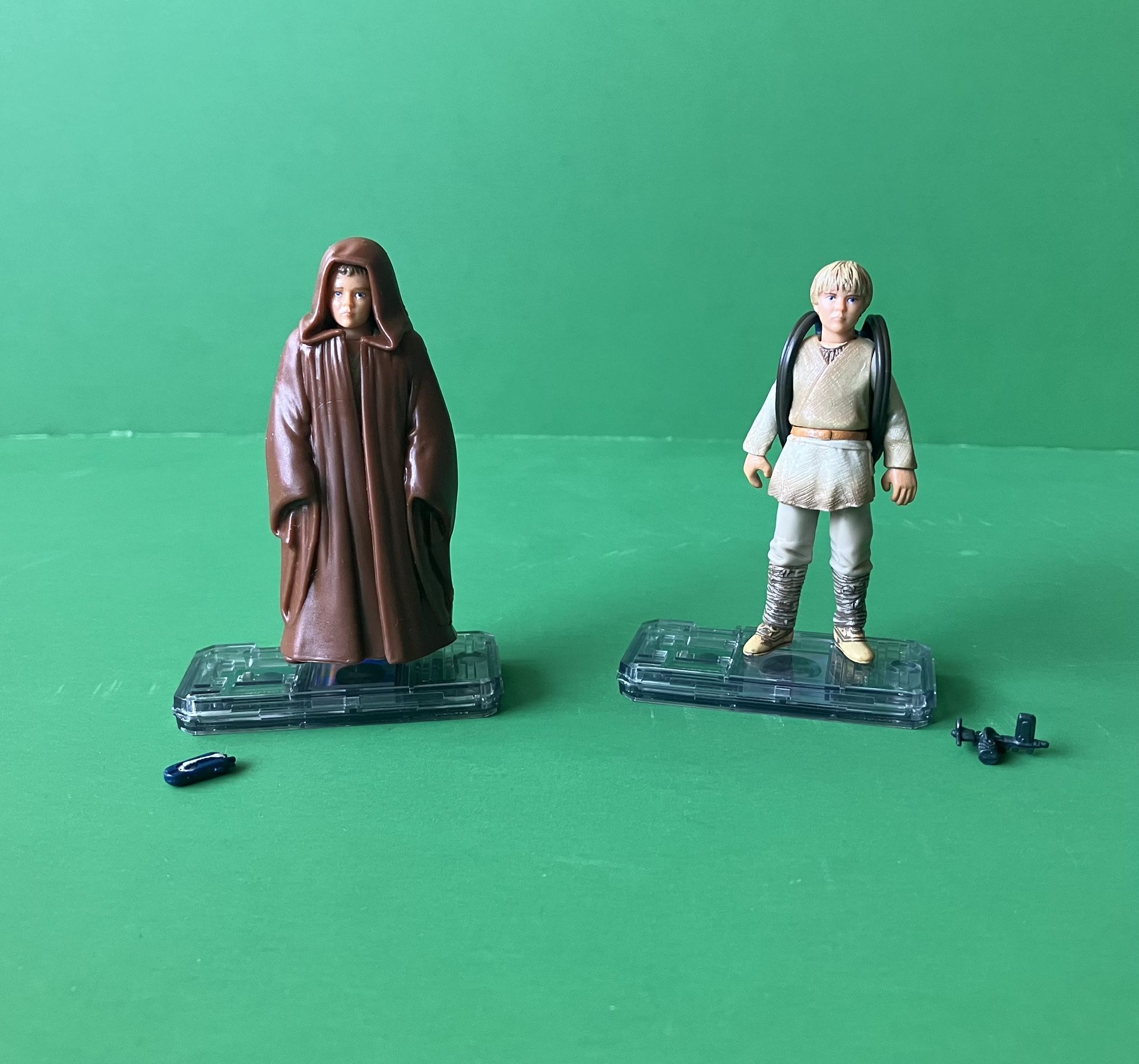 90s Star Wars Episode 1 Anakin Skywalker Figures Lot VTG Hasbro Complete