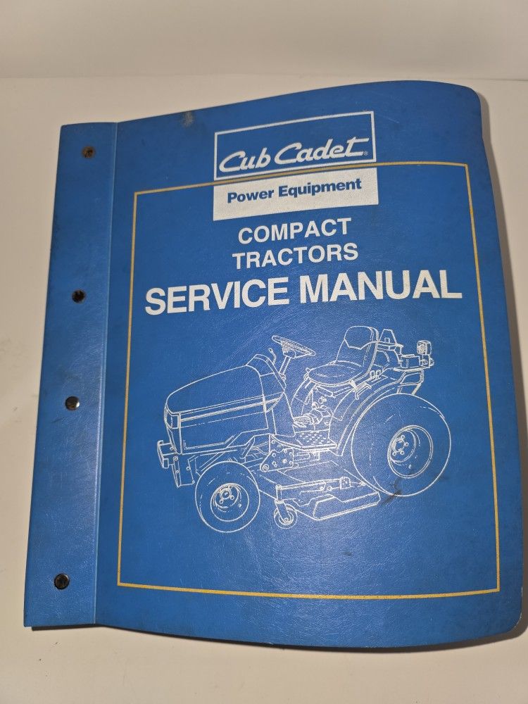 Cub Cadet Service Manual (contact info removed)