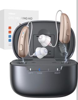 Rechargeable OTC Hearing Aids for Seniors with AI Noise Canceling 16-Channel Digital Chip for Clear TV & Conversations,100H Playtime,IP65 Waterploof, 