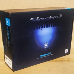 JL Audio Slash Series Power Amplifier 4 Channel Speaker System Amp 600 Watts 300/4v3 🚨 Payment Options Available 🚨 No Credit Needed 🚨 