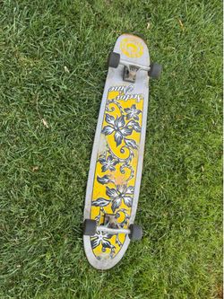 Vintage Sector 9 Complete Cruiser Skateboard / Longboard - Tropical Floral