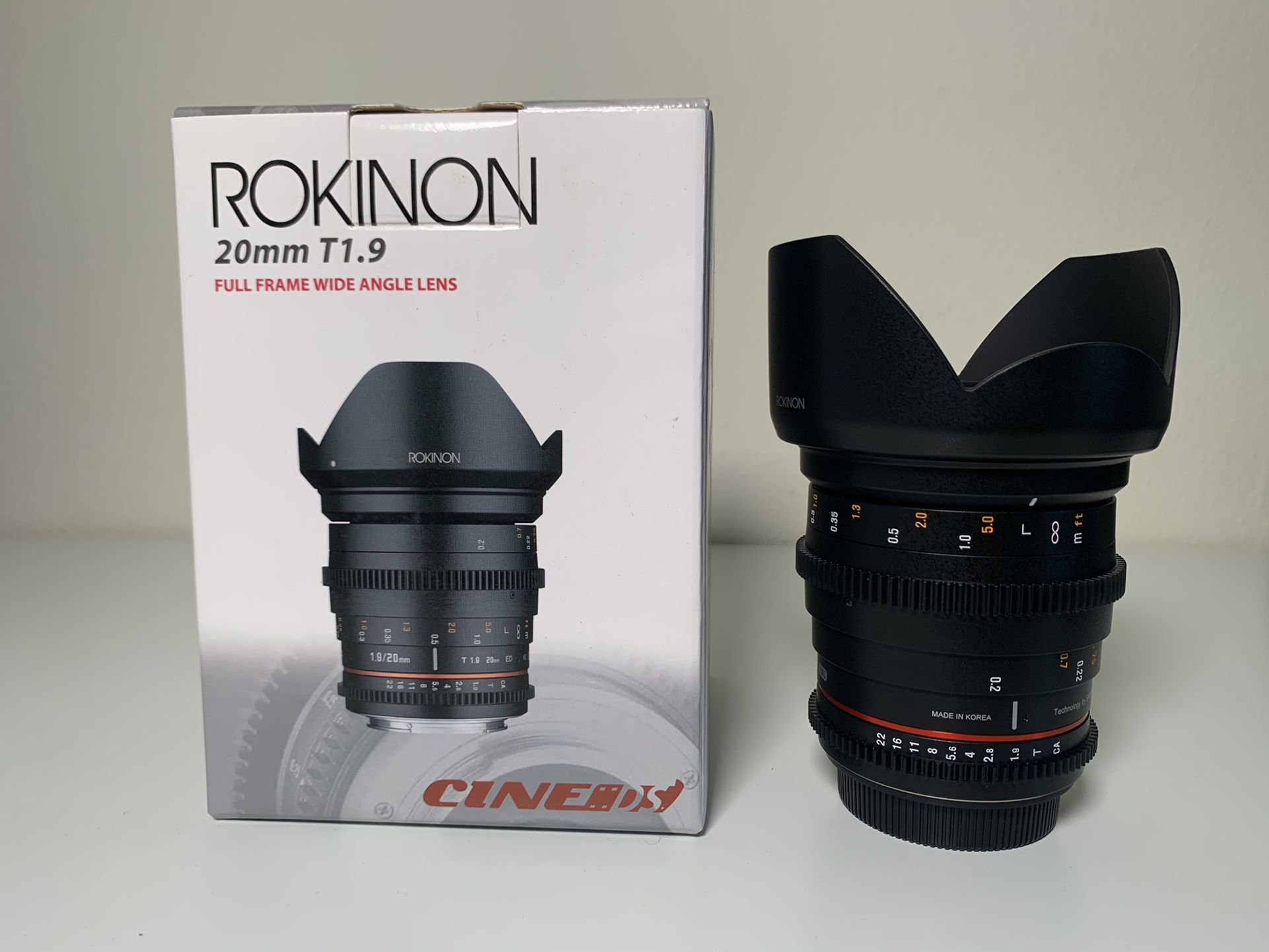 Rokinon 20mm Cine Lens