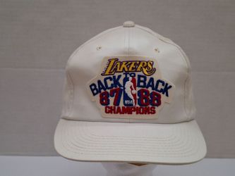 Vintage LA Lakers 87 88 championship hat( faded)