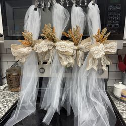 Aisle Chair Decor For Wedding 