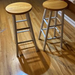 Wooden Chairs/Stools