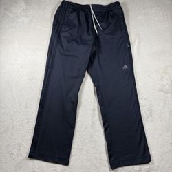 Vintage Adidas Track Pants Sweatpants Men’s M Blue Baggy Wide Leg Y2K #877