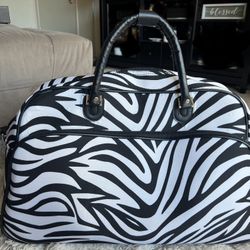 Zebra Stripe Travel Bag