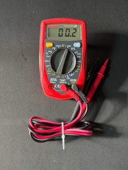 AstroAI Digital Multimeter Tester 2000 Counts with DC AC Voltmeter and Ohm Volt Amp Meter; Measures Voltage, Current, Resistance