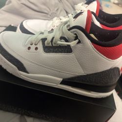 Jordan 3s Fire Red 