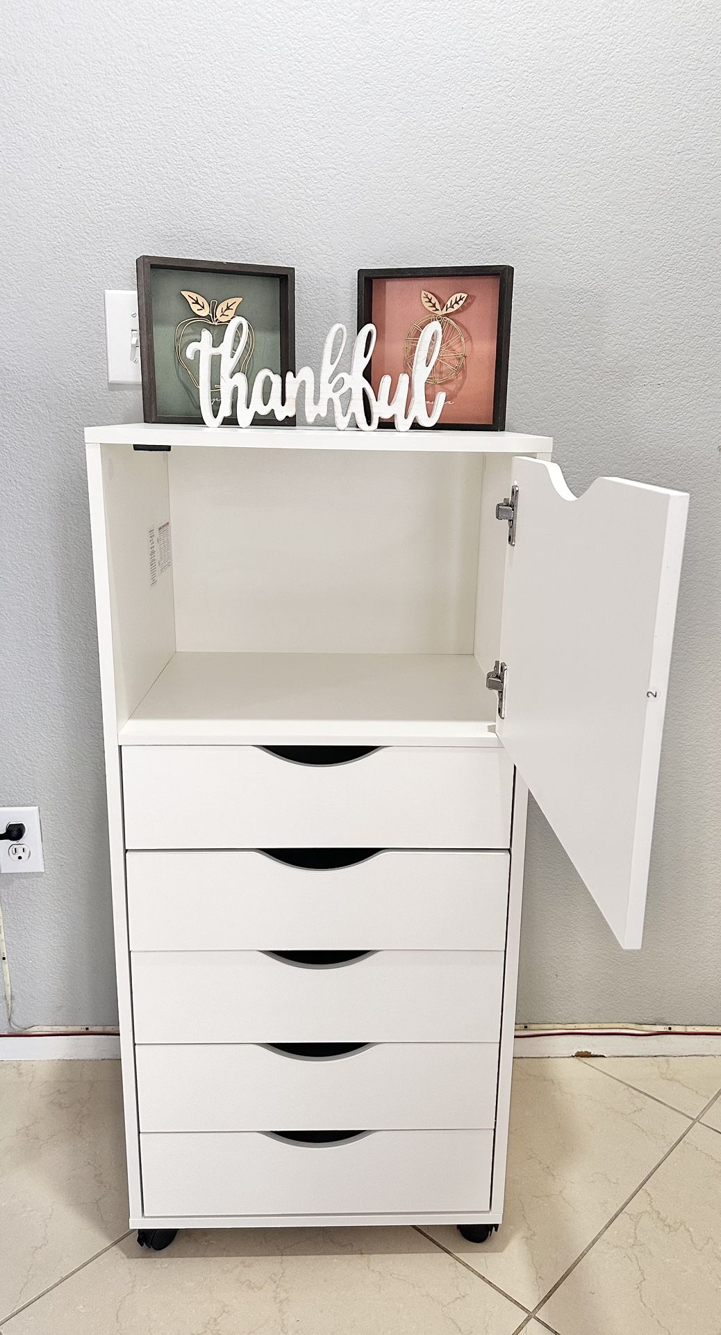 5 Drawer Top Cabinet Storage Organizer