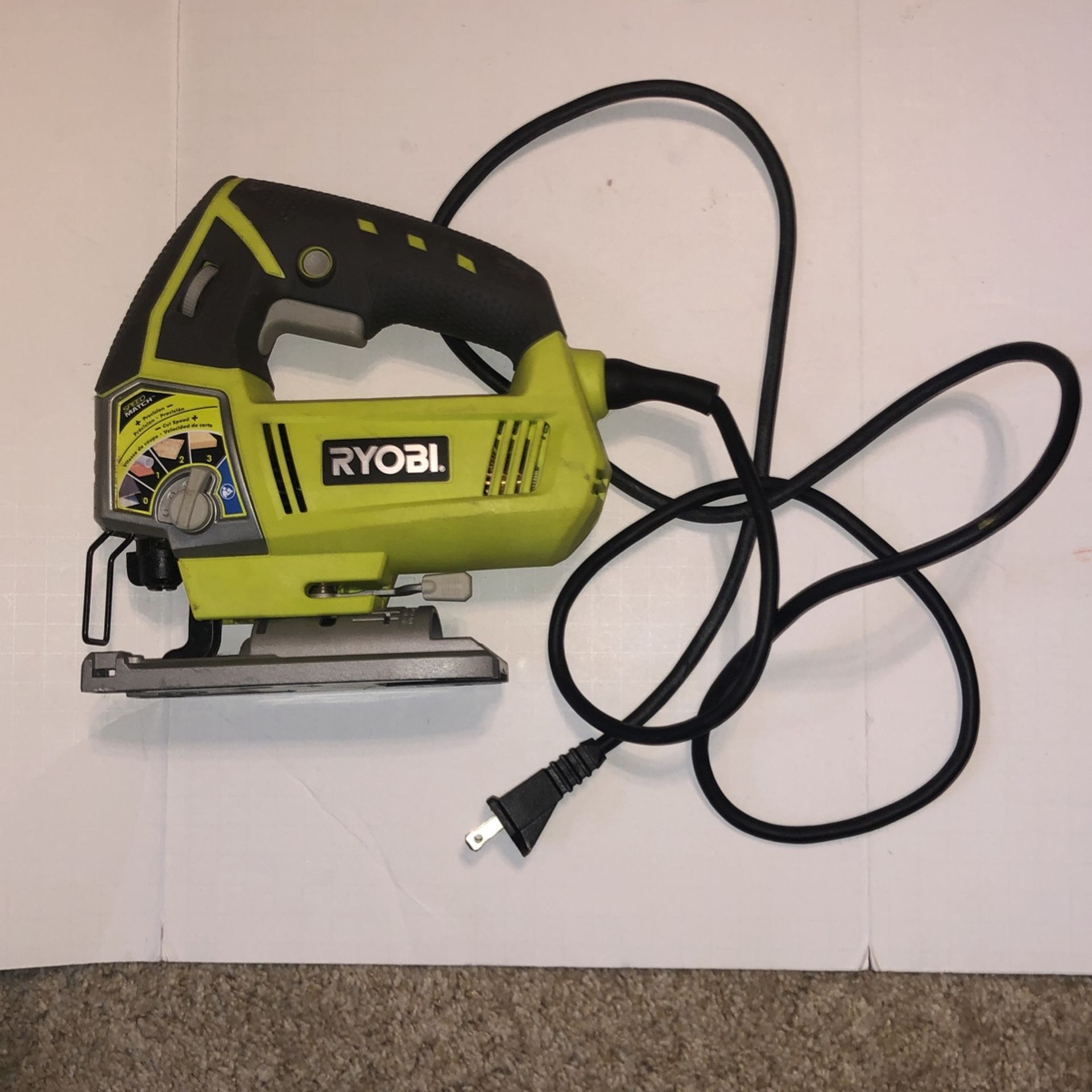 RYOBI JS481LG 4.8 Amp Corded Variable Speed Orbital Jig Saw