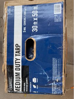 Medium duty tarp 30 x 50