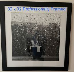 32x32 Seattle coffee Framed Photo