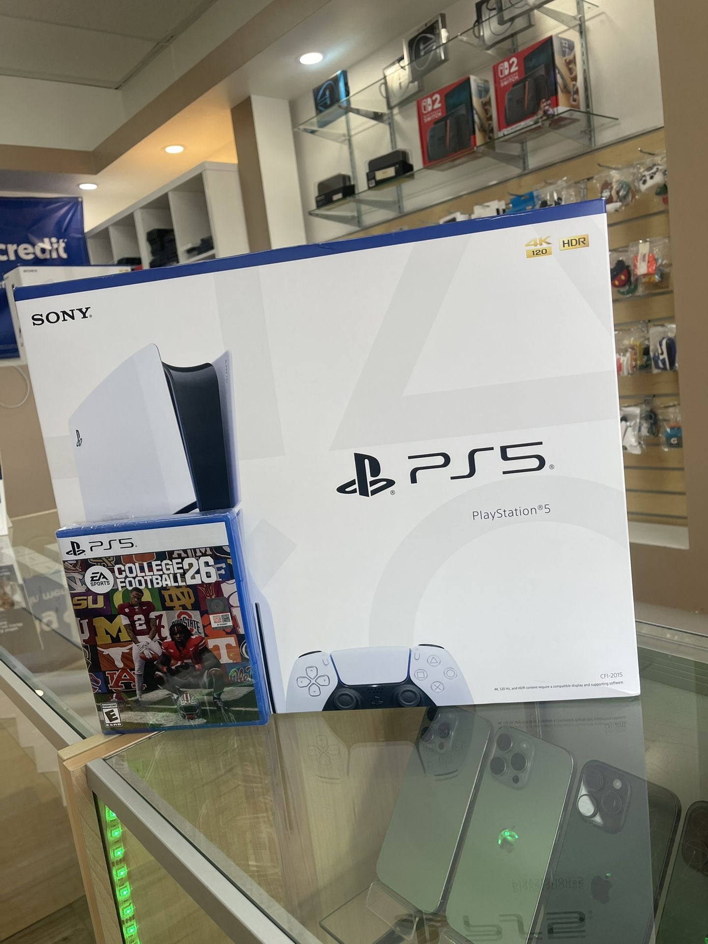 Sony PlayStation 5 College Football 26 Bundle PS5 Disc Console! Own It Today With Easy Financing Options! $0 To $100 Down! Best Deals! 