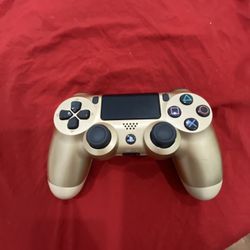 Gold PS4 controller