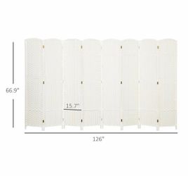8 Panel Woven Divider