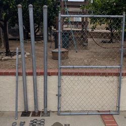 CHAIN LINK FENCE GATE, POSTS & HARDWARE