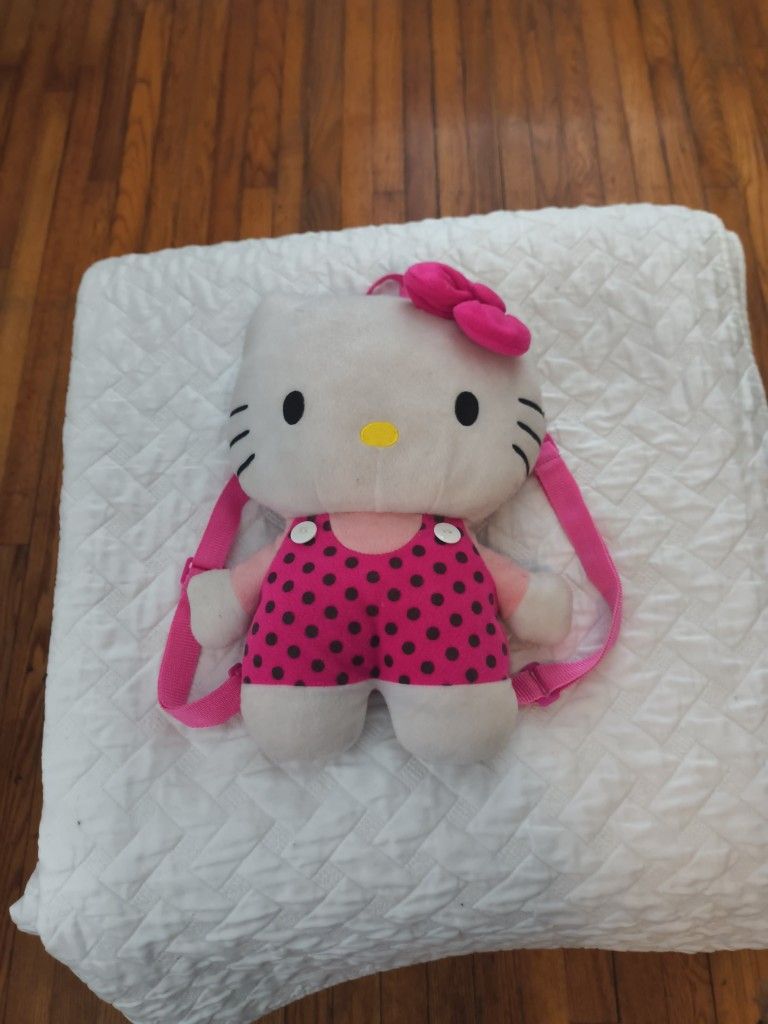 Hello Kitty Plush Backpack