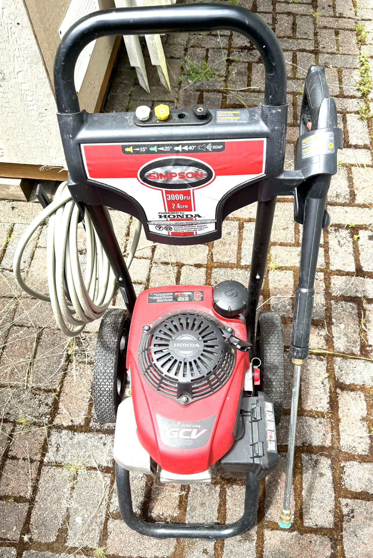 Simpson 3000PSI GCV190 Pressure Washer