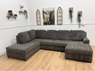 Large Gray Sectional Couch Free Delivery