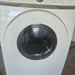 Samsung Electric Dryer White — 7.5 cu ft, Front Load