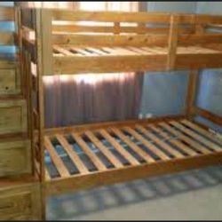 Bunk Bed With Attached Stairs