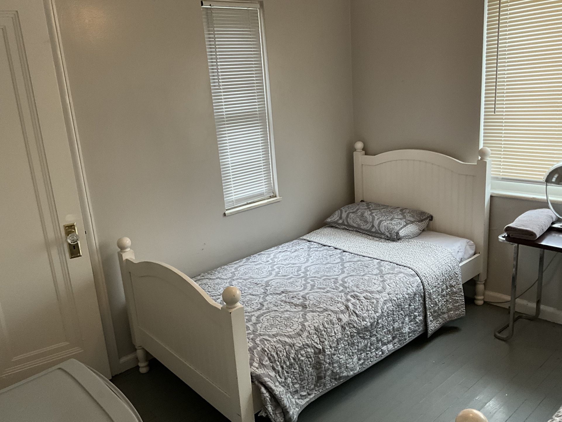 2-Twin Beds Including Mattresses, Mattress Covers, Bucky Boards, Mattress Toppers