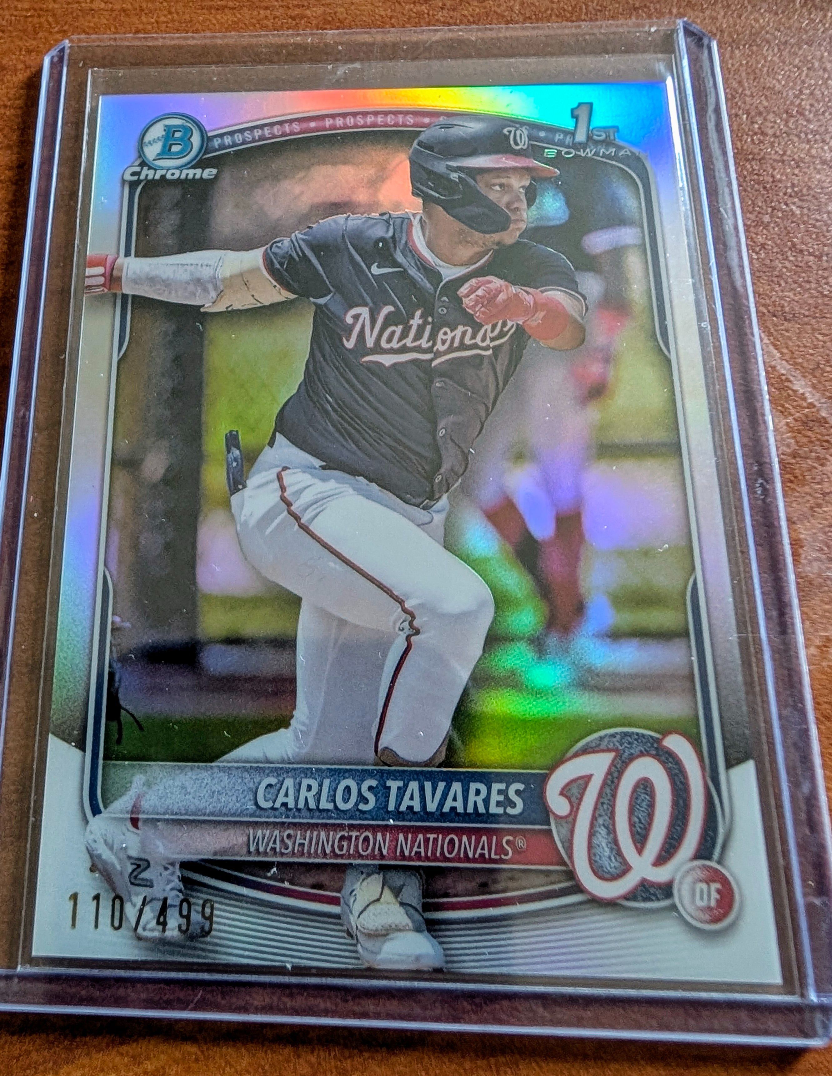 2024-25 Bowmann Chrome Carlos Taveres /499 Refractor