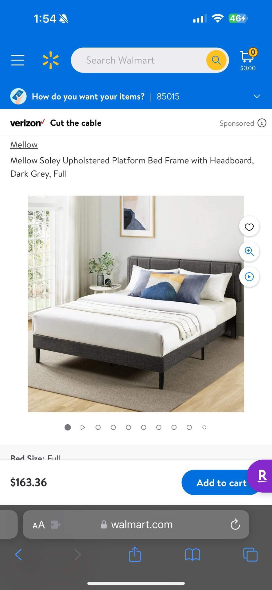 Mellow Bed Frame With Headboard