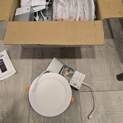 12 Pack Recessed LED Lights  6" 