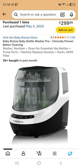 Baby Breeza bottle washer and sterilizer