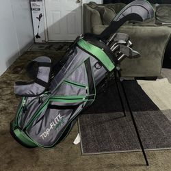 Top Flite Golf Clubs With Bag 