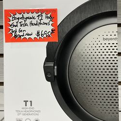 Beyerdynamic T1 High End Tesla Headphones 3rd Gen Brand New 