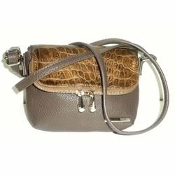 Kenneth Cole Reaction CrossBody Brown Handbag Foldover 
