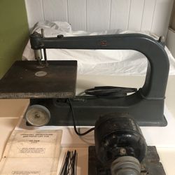 Vintage Sears Roebuck Dunlap 18” Jig Saw / Scroll Saw - Model 103.0407