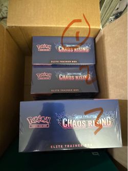 Chaos rising ETB Elite trainer box Pokemon