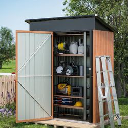 5x3 Outdoor Storage Shed – Brand New in Box, Never Assembled