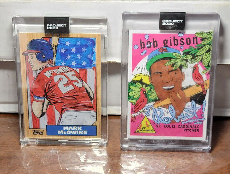 Baseball Cards Project 2020 McGuirre & Bob Gibson
