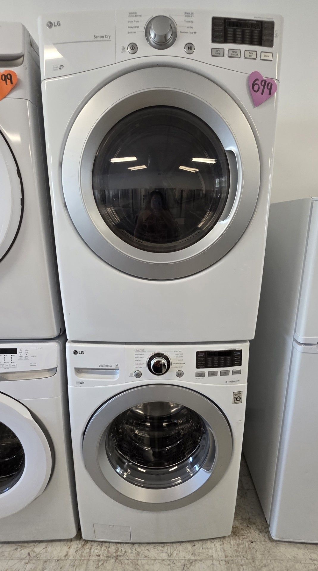 Front load Washer and Electric dryer sets Price Starting 699 Up to 899