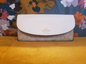 Coach Signature Envelope Slim Wallet F54022