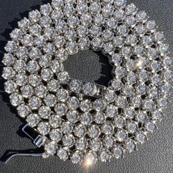 3ct Natural Diamond Tennis Chain