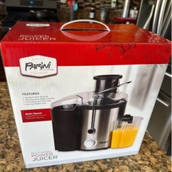 PARINI Cookware MULTI-SPEED POWER JUICER Fruit Vegetable STAINLESS STEEL Kitchen! $35 Firm 
