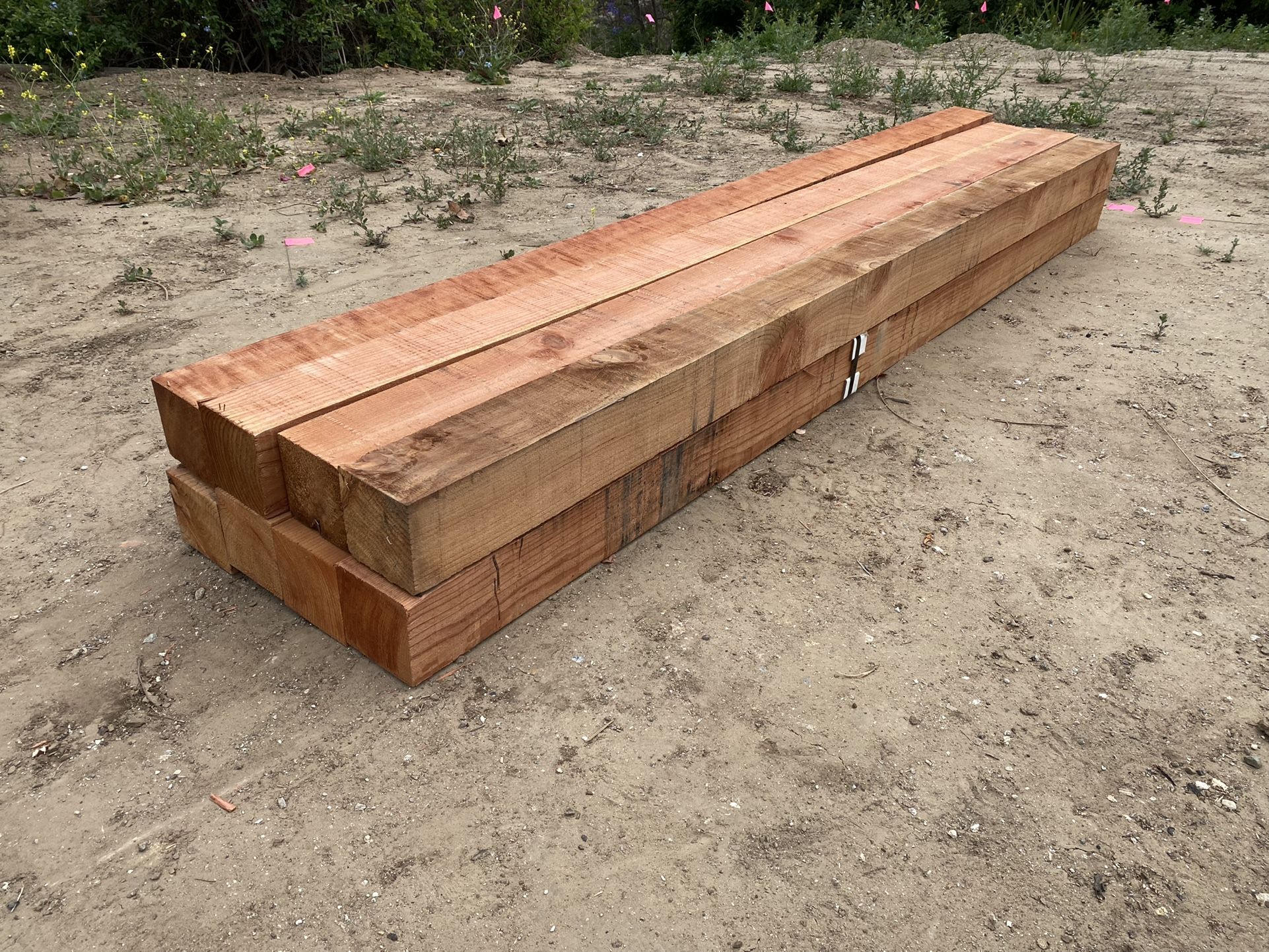 6x6 10 Foot Redwood Posts Lumber Timbers